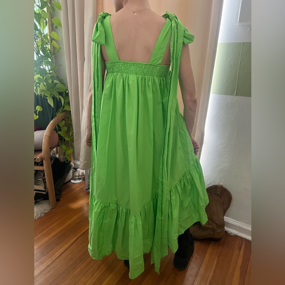 Christopher John Rogers for Target green midi dress size XS